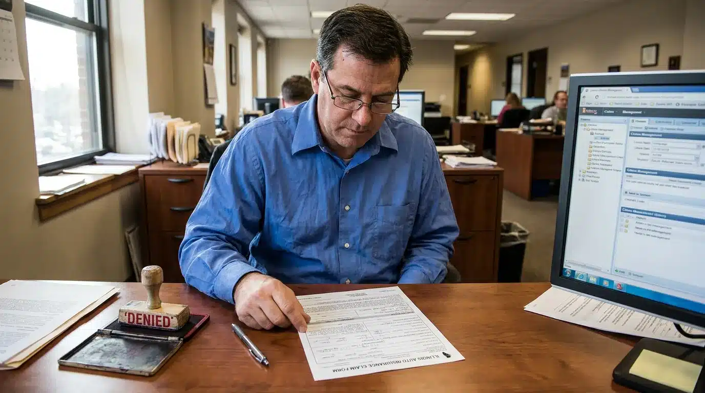 Can an Insurance Adjuster Deny an Illinois Claim With No Police Report?